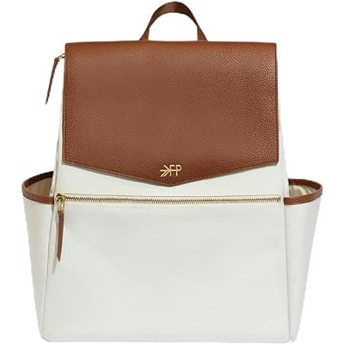 Freshly Picked Classic II Diaper Bag Backpack, Wipeable Vegan Leather Diaper Bag With Changing Pad, Convertible (Heritage V2)