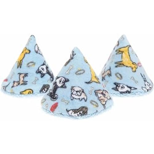 Pee-Pee Teepee - Diaper Changing Accessory for Boys, Reusable Pee Pee Cap, Diggity Dog, Pack of 5