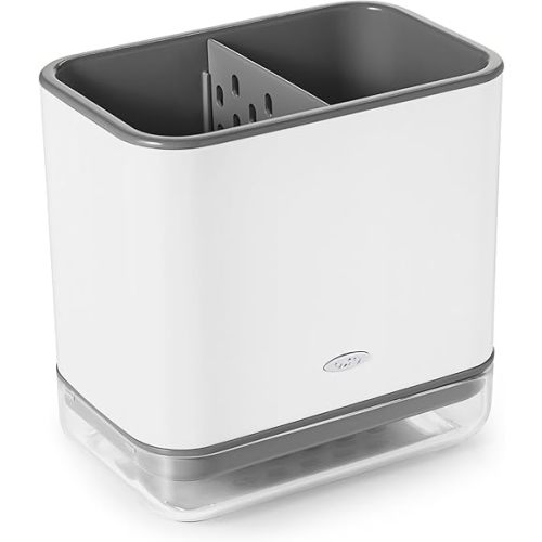 OXO Good Grips Sinkware Caddy, White 3.82” x 5.87” x 5.47”.