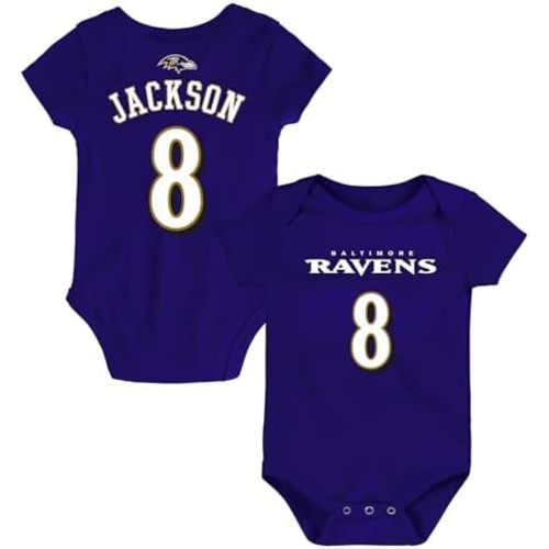Outerstuff Infant Mitchell Trubisky Navy Chicago Bears Mainliner Name and Number Bodysuit