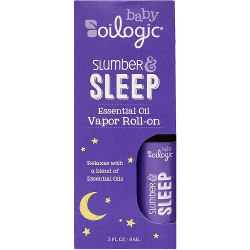 Oilogic Slumber & Sleep Roll-On Essential Oil for Babies & Toddlers - Gentle Aromatherapy Essential Oils, Mess-Free Comfort & Wellness Blends - Pediatrician-Tested Safe for Baby, .3 Fl Oz