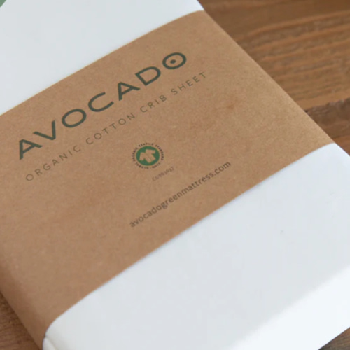 Organic Cotton Crib Sheets | Gentle & Safe | Avocado Green Mattress