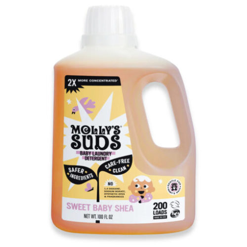 Baby Liquid Laundry Detergent – Safer ingredients. Powerful clean | Mollyssuds