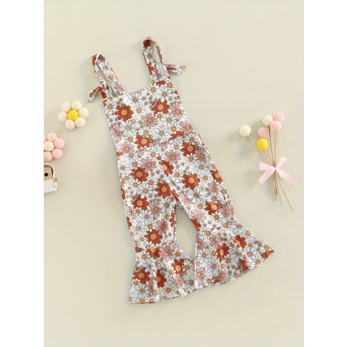 floral print cotton romper baby girls - Temu