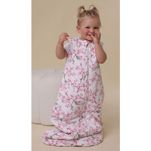 Cherry Blossom 2.5 TOG Organic Sleeping Bag | Snuggle Hunny