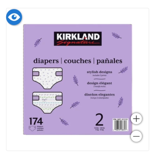 Kirkland Signature Diapers Sizes 2