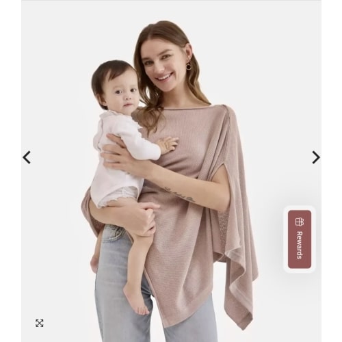 Momcozy Nursing Cover - Soft, Breathable, Privacy Poncho