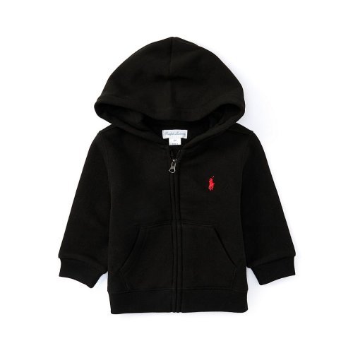 Ralph Lauren Baby Boys 3-24 Months Long Sleeve Hooded Fleece Jacket