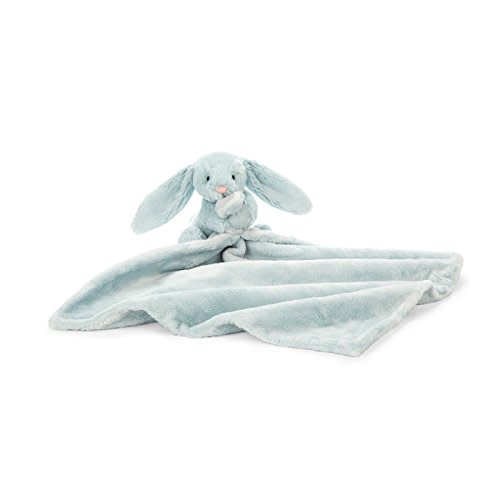 Jellycat Bashful Beau Bunny Soother, 13.5 - Security Blanket and Lovey for Babies - Baby Gift