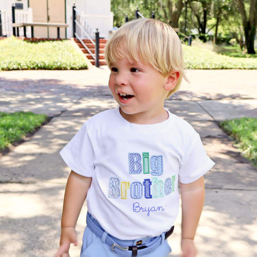 Big Brother Multi Color Short Sleeve Shirt