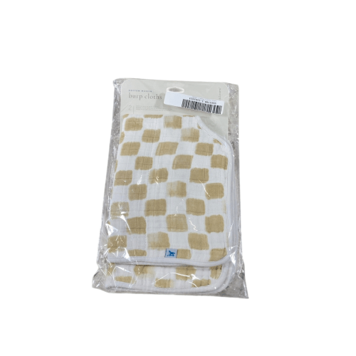 Little Unicorn Cotton Muslin Burp Cloth 2 Pack, Adobe Checker