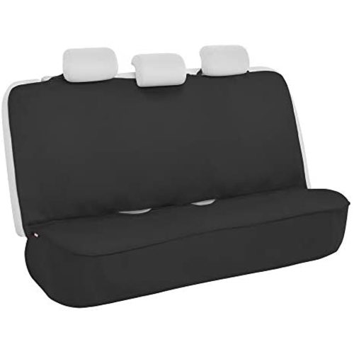 Motor Trend AquaShield Black Waterproof Rear Bench Car Seat Cover – Padded Neoprene Back Seat Cover for Cars, Ideal Back Seat Protector for Kids & Dogs, Interior Covers for Auto Truck Van SUV