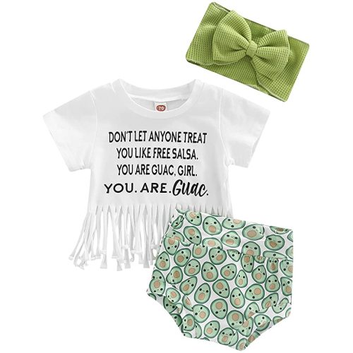 Amazon.com: Hnyenmcko Newborn Infant Baby Girl Clothes Letter Short Sleeve T Shirts Top Ruffled Shorts Headband 3Pcs Summer Outfits Set: Clothing, Shoes & Jewelry