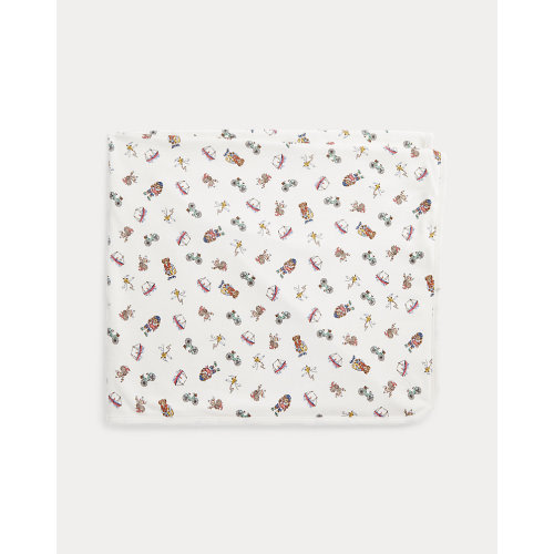 Polo Bear Cotton Interlock Blanket