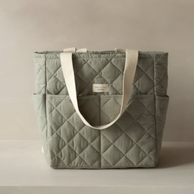Convertible quilted backpack