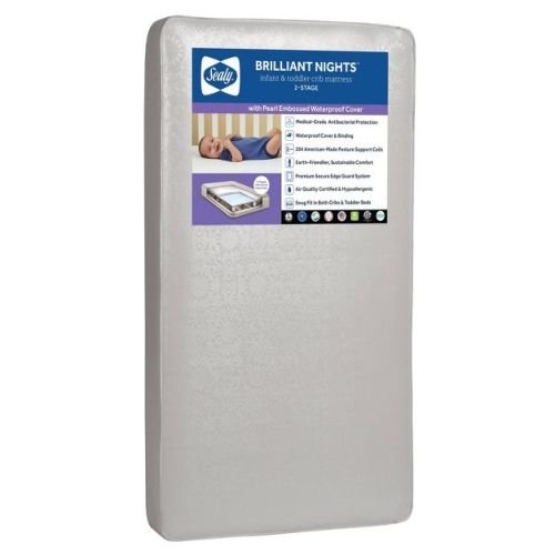 Sealy Brilliant Nights 2-stage Dual Firmness Crib And Toddler Mattress