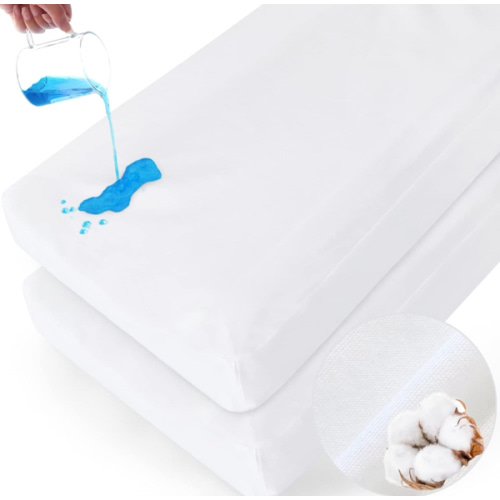 Amazon.com: Changing Pad Cover Waterproof, 100% Organic Cotton Changing Pad Sheets, 2 Pack Diaper Changing Table Cover, Ultra Soft Cradle Sheets for Baby Boys and Girls, Breathable & Smooth : Baby