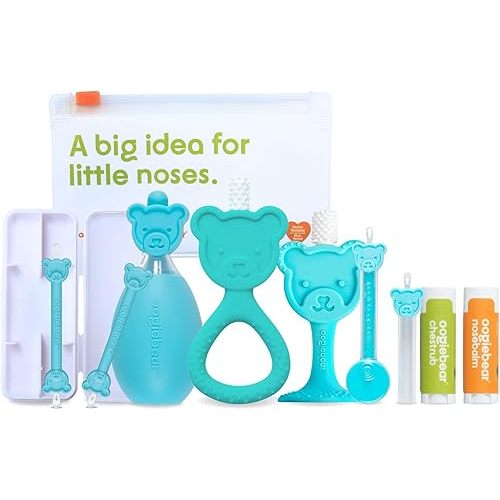 oogiebear Baby Grooming & Health Kits Comfortable Breath & Soothing Teething Solutions Includes Baby Oral Care Set - Baby Teething Superior - Inclusive Care Package Hygiene