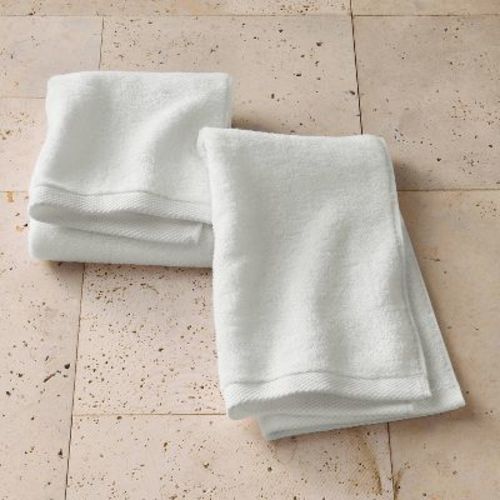 2pk Organic Hand Towel White - Casaluna™