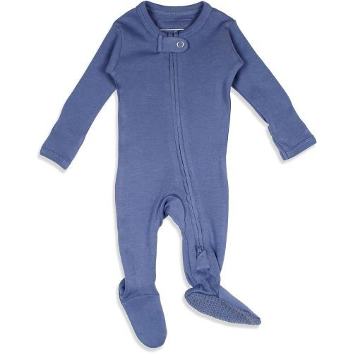 L'ovedbaby Unisex Baby Organic 2-way Zipper Footie