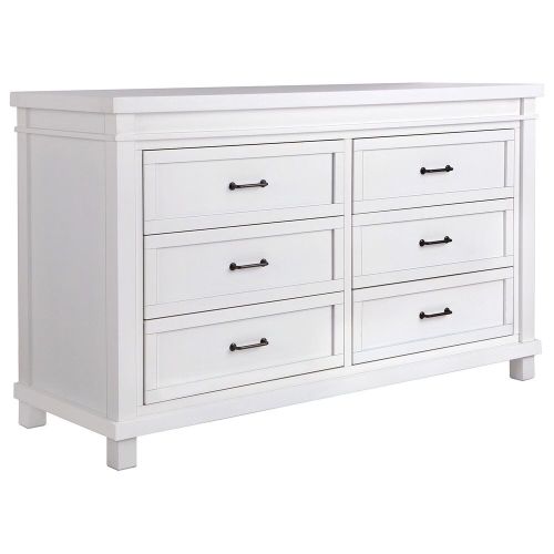 Appleseed Rowan 6-Drawer Dresser in Pure White
