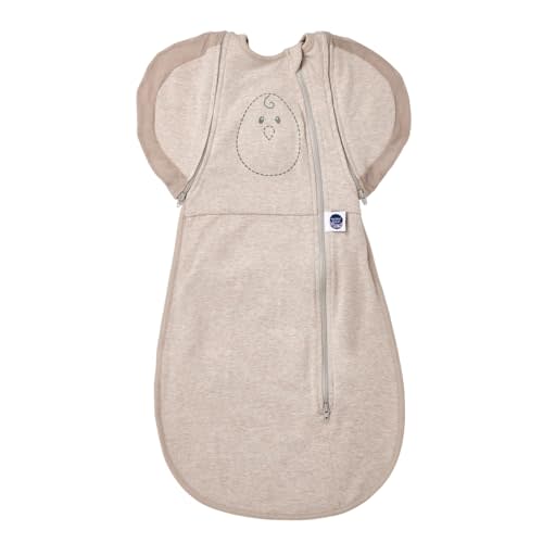 Nested Bean Air 6-in-1 Adaptable Baby Sleep Sack – Comfort & Safety for Natural Sleep, Preferred Arm Position Reduces Startle Reflex, Better Sleep for Baby, NB (7-13lbs) Sand