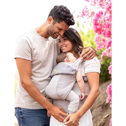 LÍLLÉbaby Complete All Seasons Ergonomic 6-in-1 Baby Carrier Newborn to Toddler - with Lumbar Support - for Children 7-45 Pounds - 360 Degree Baby Wearing - Inward & Outward Facing - Stone