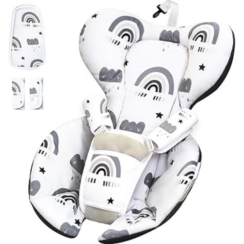 Infant Insert Compatible with 4moms RockaRoo and MamaRoo Multi-Motion Baby Swing for Newborn,Soft & Cool Mesh Fabric, Reversible Design,Newborn Insert with Head and Body Support,Machine Washable