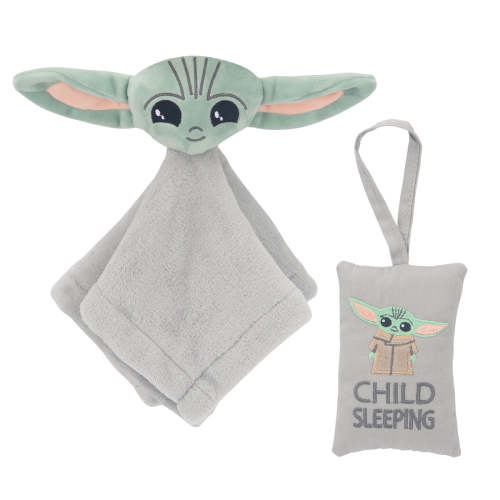 Star Wars The Child/Baby Yoda Security Blanket/Door Pillow Gift Set
– Lambs & Ivy