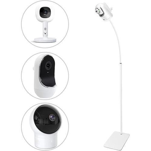 67" Adjustable Height Baby Monitor Floor Stand Holder for Infant Optics DXR-8 Pro,Nanit Pro,Eufy Spaceview, Spaceview Pro,Owlet Cam 2 Baby Monitor Stand,Also for Cameras with 1/4 Screw Mount