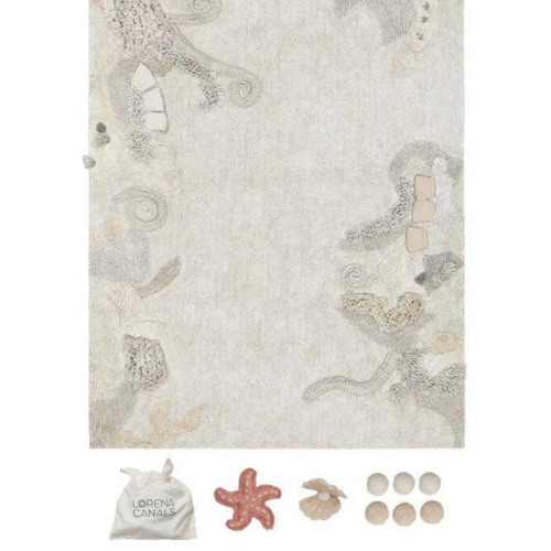 WASHABLE PLAY RUG SEABED