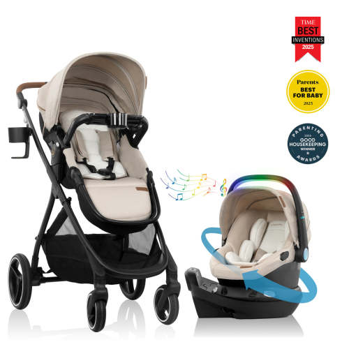Evenflo Shyft Intuiti+ Travel System featuring Revolve180 LiteMax NXT with SensorySoothe Green and Gentle - Evenflo® Official Site – Evenflo® Company, Inc