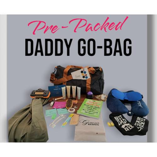 Pre-Packed Hosptial Dad Go-Bag New Dad Survival Kit