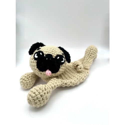 Lola the Crocheted Puggy Lovey - Etsy