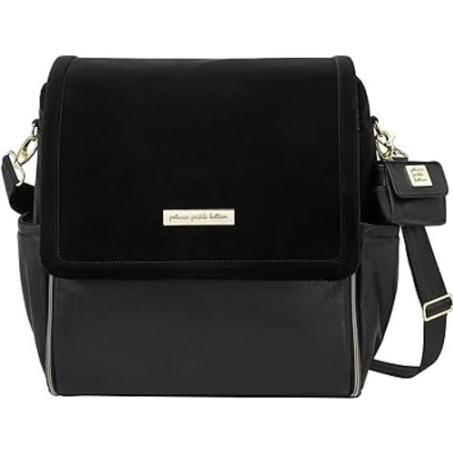 Petunia Pickle Bottom Boxy Backpack | Diaper Bag | Diaper Bag Backpack for Parents | Top-Selling Stylish Baby Bag | Sophisticated and Spacious Backpack for On The Go Moms | Twilight Black