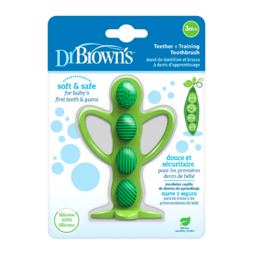Dr. Brown's Peapod Teether + Training Toothbrush