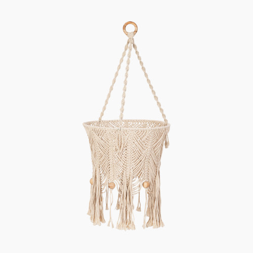 Crane Baby Macrame Nursery Ceiling Hanging