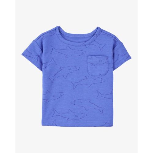 Baby Shark Pocket Tee - Blue - Carter's | Carter's
