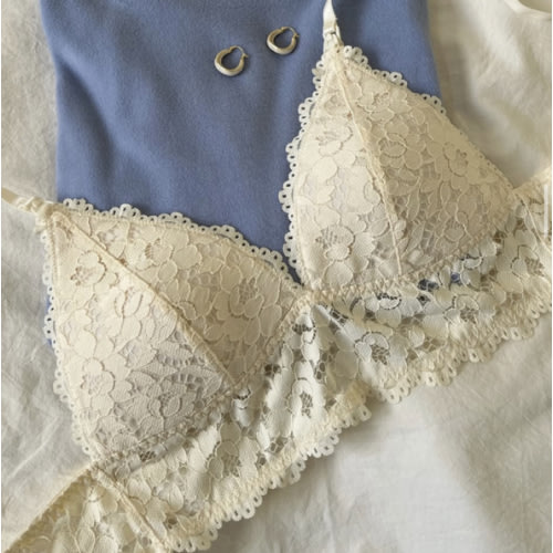 Lace Plunge Nursing Bralette