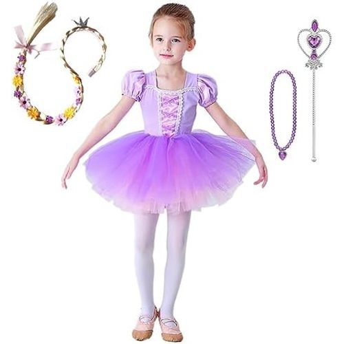 Dressy Daisy Princess Ballet Tutu Dress Fancy Dance Wear Ballerina Costume Outfit Dancewear for Toddler & Little Girls