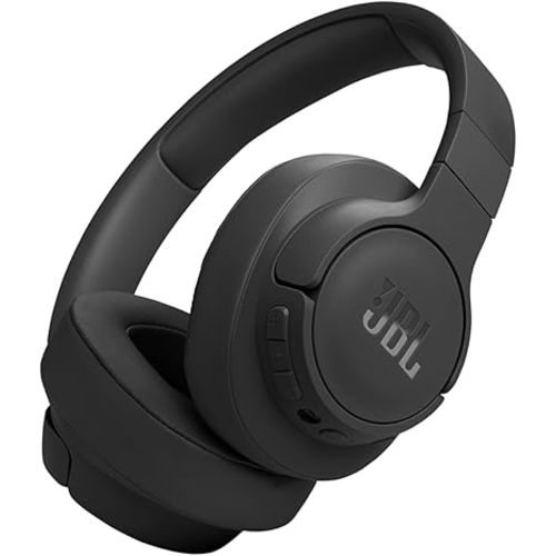 JBL Tune 770NC - Adaptive Noise Cancelling with Smart Ambient Wireless Over-Ear Headphones, Bluetooth 5.3, Up to 70H Battery Life with Speed Charge, Lightweight, Comfortable & Foldable Design (Black)
