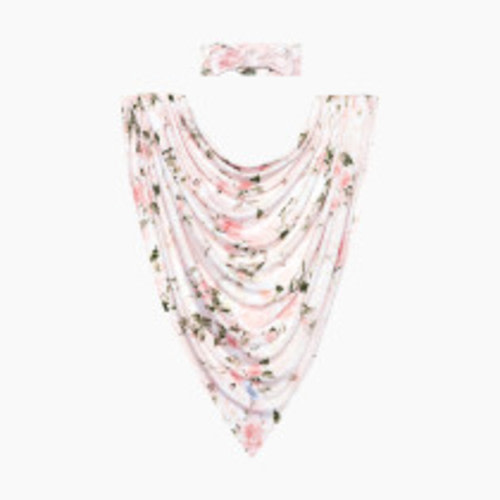 Posh Peanut Swaddle Headband Set - Vintage Rose Pink
