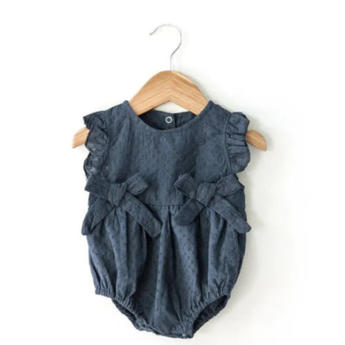 Olivia Romper in Navy | Reverie Threads