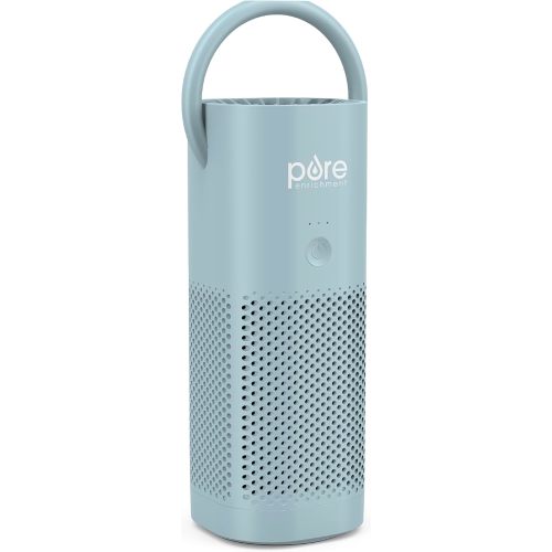 Pure Enrichment® PureZone™ Mini Portable Air Purifier - Cordless True HEPA Filter Cleans Air & Eliminates 99.97% of Dust, Odors, & Allergens Close to You - Cars, School, & Office (Starlight Blue)