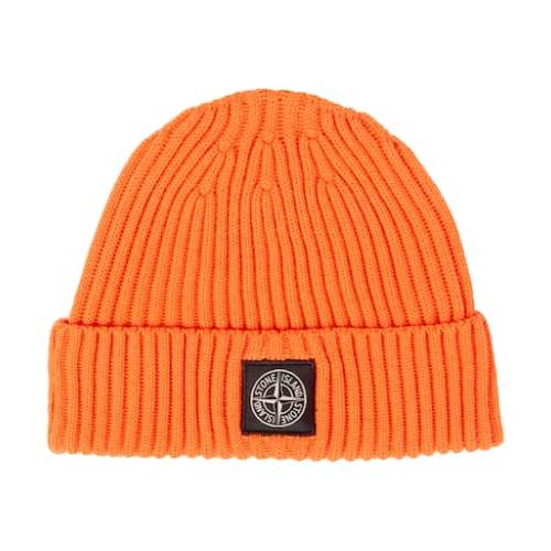 Stone Island - Compass ribbed-knit virgin wool beanie