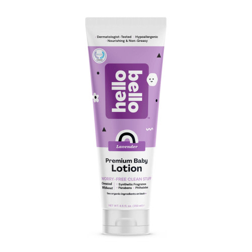 Hello Bello Baby Lotion, Gentle for Infants & Kids, All Skin Types, Soft Lavender, 8.5 oz