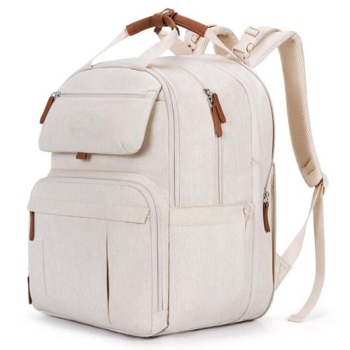 Itopfox Expandable Diaper Backpack for Twins, Large Baby Bag with Multiple Pockets, Water-Resistant & Durable for Parents