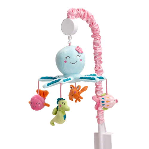 Carter's Sea Collection Musical Mobile, Seahorse, Fish Pink, Blue, Turquoise, Infant Girl,