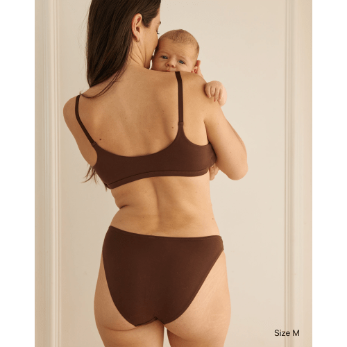 Soft-Cup Nursing Bra - Cocoa Brown