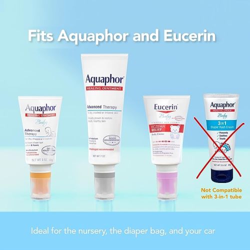 Eli & Ali Tush Swiper - Diaper Rash Cream & Butt Paste Applicator - Universal Fit for Most Diaper Creams | Mess-Free & Hygienic Alternative to Cream Spatula - Carry Less Baby Gear - Orange, 1 Pack - Pack of 1